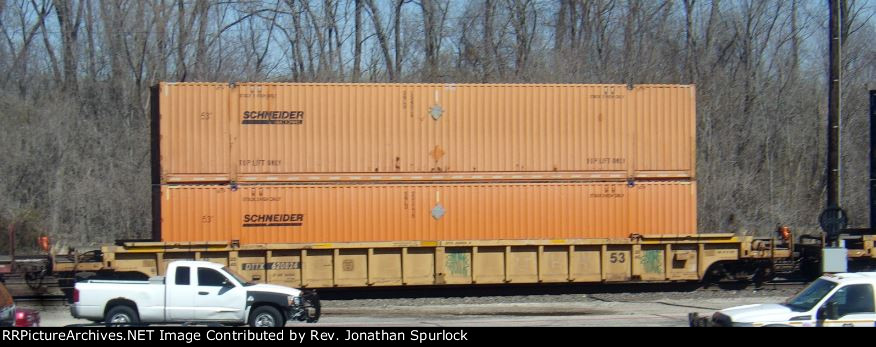 DTTX 620824 and two containers